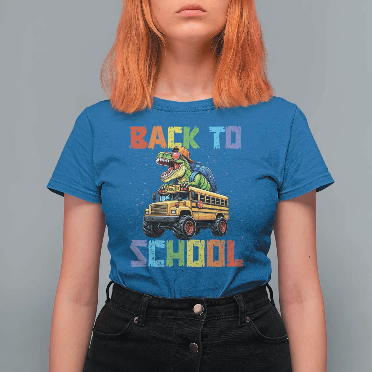Bruh We Back T Shirt For Women Funny Dinosaur Back To School Dinosaur