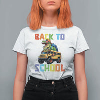 Bruh We Back T Shirt For Women Funny Dinosaur Back To School Dinosaur