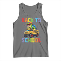 Bruh We Back Tank Top Funny Dinosaur Back To School Dinosaur