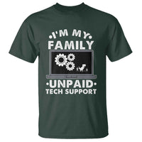 I Am My Familys Unpaid Tech Support T Shirt Funny Computer IT Nerd Humor - Wonder Print Shop