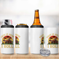Funny Farming Tractor 4 in 1 Can Cooler Tumbler This Is How I Roll Farmer
