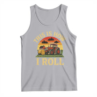 Funny Farming Tractor Tank Top This Is How I Roll Farmer - Wonder Print Shop