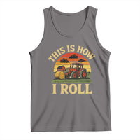 Funny Farming Tractor Tank Top This Is How I Roll Farmer - Wonder Print Shop