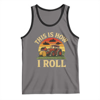 Funny Farming Tractor Tank Top This Is How I Roll Farmer - Wonder Print Shop