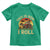 Funny Farming Tractor Toddler T Shirt This Is How I Roll Farmer - Wonder Print Shop