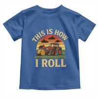 Funny Farming Tractor Toddler T Shirt This Is How I Roll Farmer - Wonder Print Shop