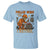 Funny Skeleton Electrician T Shirt Pullin Wire Til I Retire Labor Day - Wonder Print Shop
