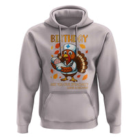 Thanksgiving Turkey Nurse Hoodie Labor and Delivery Birthday Specialty - Wonder Print Shop