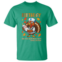 Thanksgiving Turkey Nurse T Shirt Labor and Delivery Birthday Specialty - Wonder Print Shop
