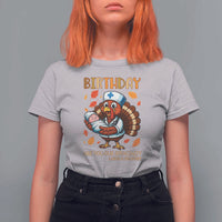 Thanksgiving Turkey Nurse T Shirt For Women Labor and Delivery Birthday Specialty - Wonder Print Shop