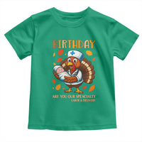Thanksgiving Turkey Nurse Toddler T Shirt Labor and Delivery Birthday Specialty - Wonder Print Shop