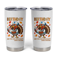 Thanksgiving Turkey Nurse Tumbler Cup Labor and Delivery Birthday Specialty