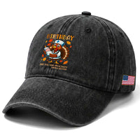 Thanksgiving Turkey Nurse Washed Cotton Baseball Cap Labor and Delivery Birthday Specialty