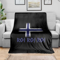 Ro Ro Norge Norway Norwegian Flag Throw Blanket