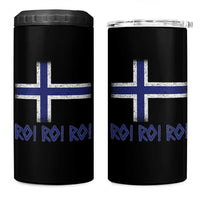 Ro Ro Norge Norway Norwegian Flag 4 in 1 Can Cooler Tumbler