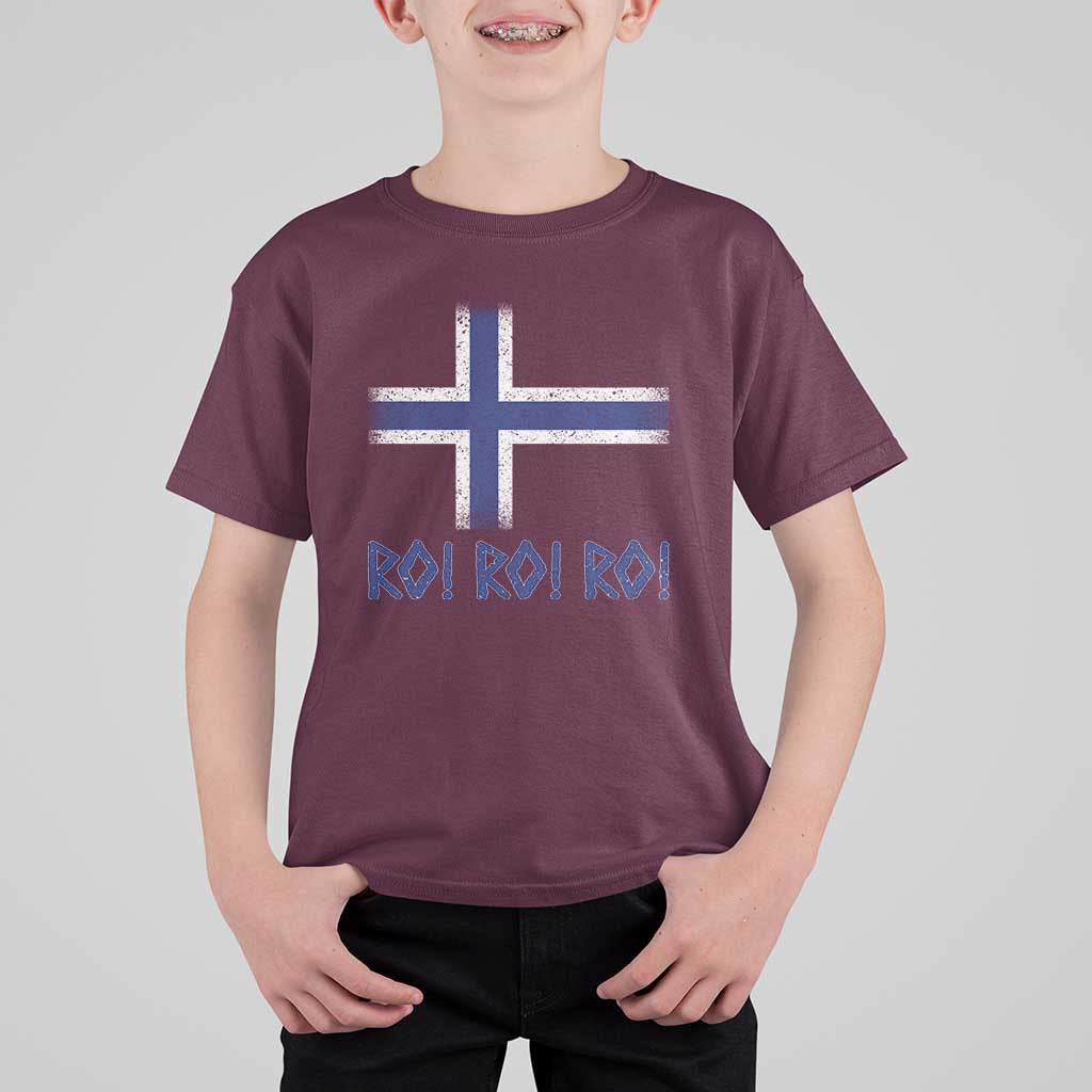Ro Ro Norge Norway Norwegian Flag T Shirt For Kid