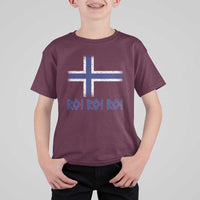 Ro Ro Norge Norway Norwegian Flag T Shirt For Kid