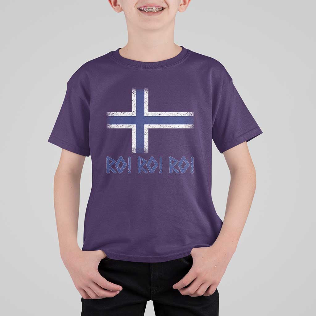 Ro Ro Norge Norway Norwegian Flag T Shirt For Kid