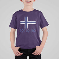 Ro Ro Norge Norway Norwegian Flag T Shirt For Kid