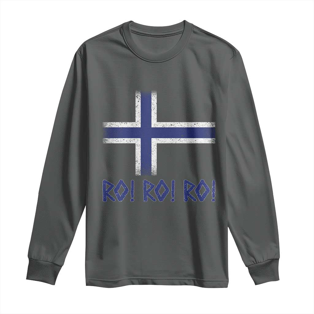 Ro Ro Norge Norway Norwegian Flag Long Sleeve Shirt