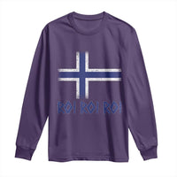 Ro Ro Norge Norway Norwegian Flag Long Sleeve Shirt