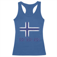 Ro Ro Norge Norway Norwegian Flag Racerback Tank Top