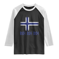 Ro Ro Norge Norway Norwegian Flag Raglan Shirt