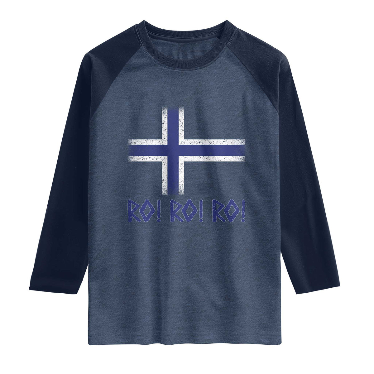 Ro Ro Norge Norway Norwegian Flag Raglan Shirt