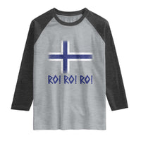 Ro Ro Norge Norway Norwegian Flag Raglan Shirt