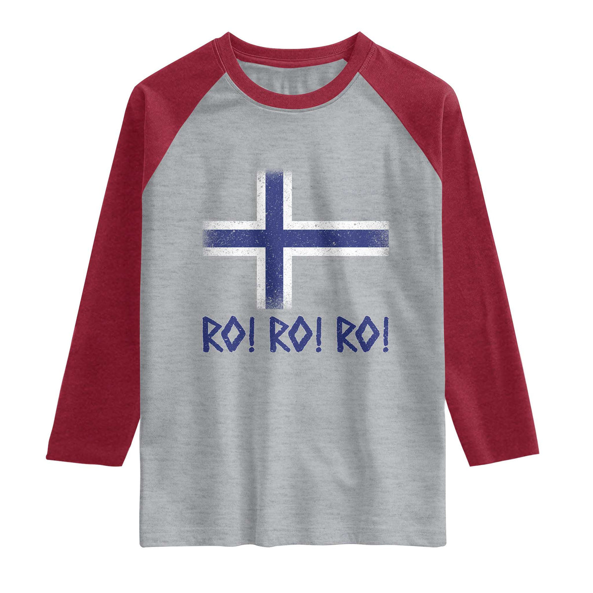 Ro Ro Norge Norway Norwegian Flag Raglan Shirt