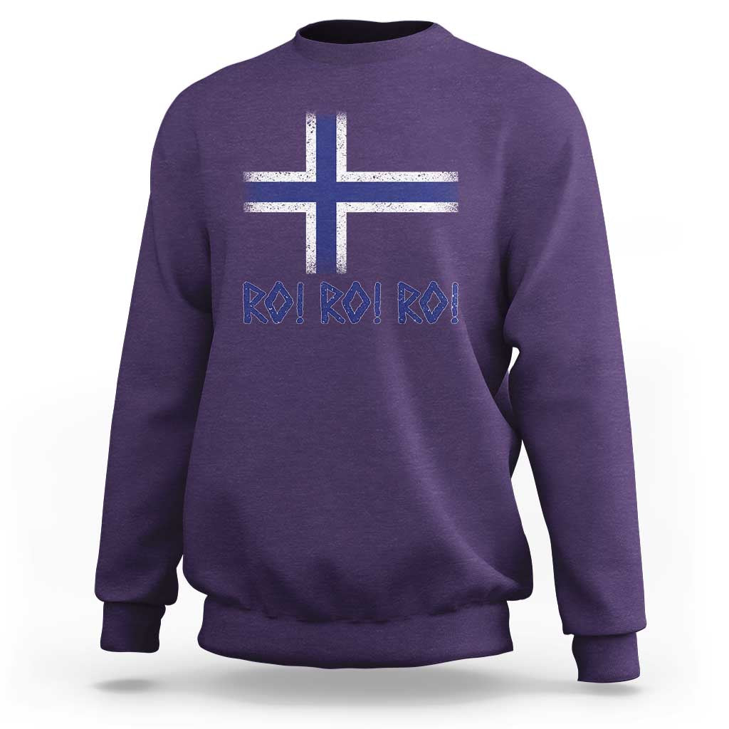 Ro Ro Norge Norway Norwegian Flag Sweatshirt