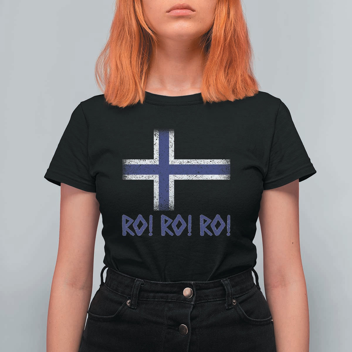 Ro Ro Norge Norway Norwegian Flag T Shirt For Women