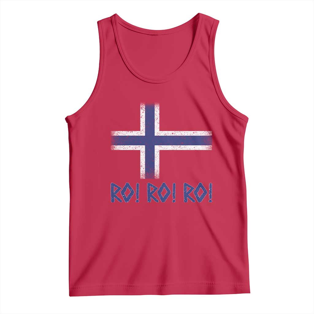 Ro Ro Norge Norway Norwegian Flag Tank Top