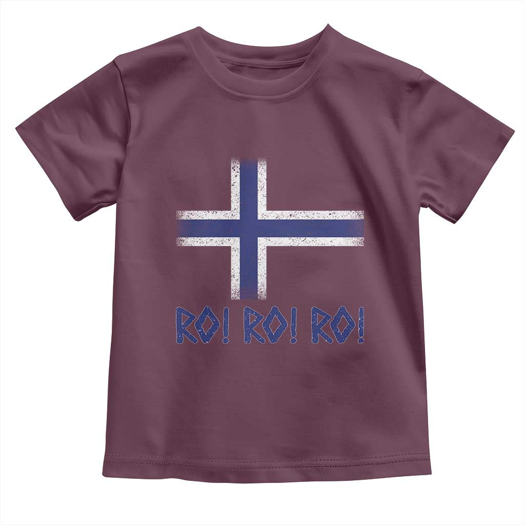 Ro Ro Norge Norway Norwegian Flag Toddler T Shirt