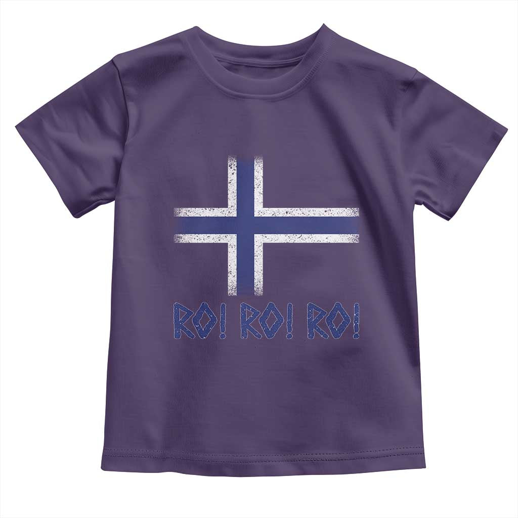Ro Ro Norge Norway Norwegian Flag Toddler T Shirt