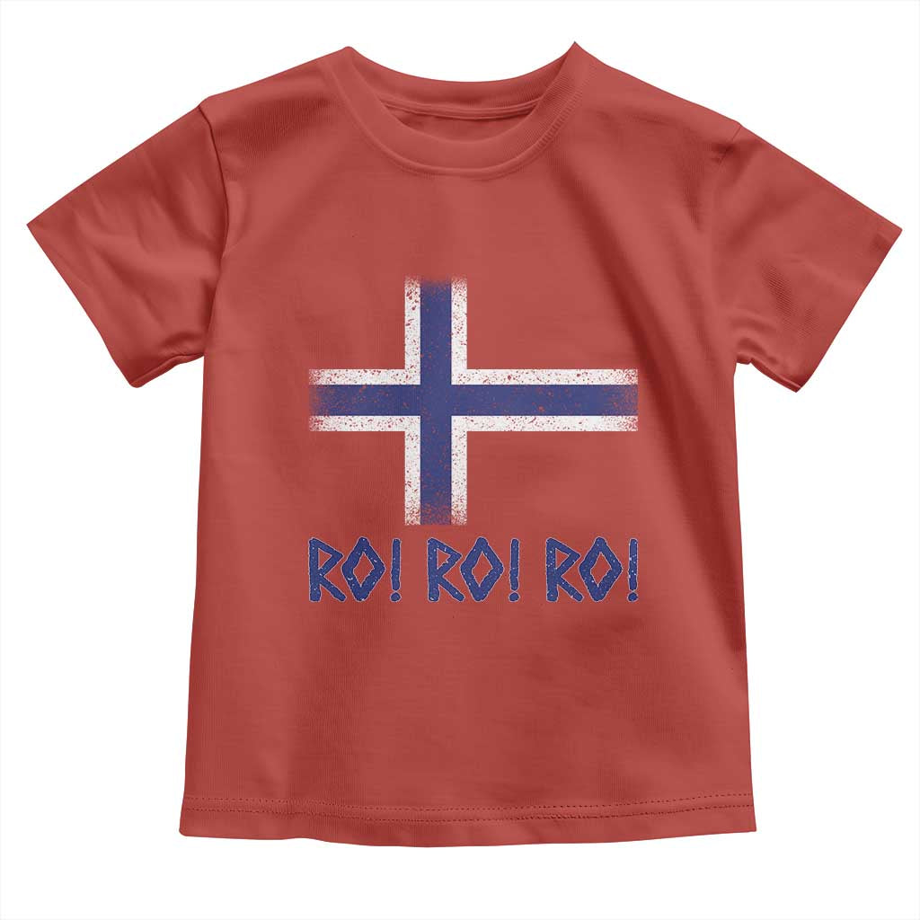 Ro Ro Norge Norway Norwegian Flag Toddler T Shirt