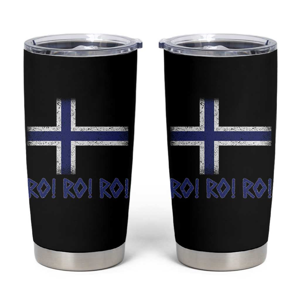 Ro Ro Norge Norway Norwegian Flag Tumbler Cup