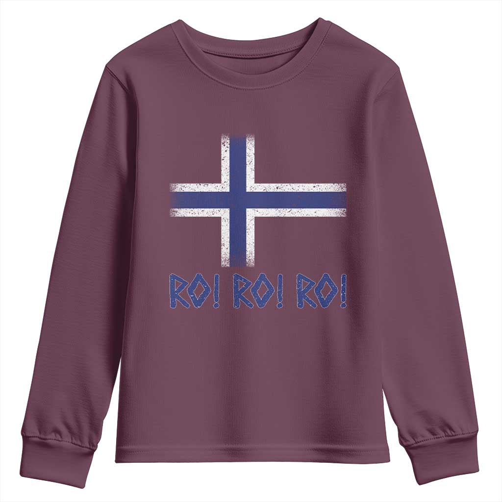 Ro Ro Norge Norway Norwegian Flag Youth Sweatshirt