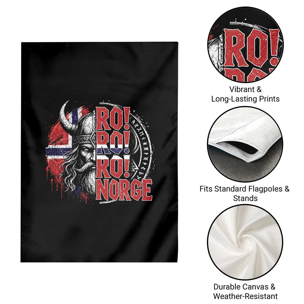 Ro Ro Norge Norway Flag Garden Flag Cool Norwegian Viking