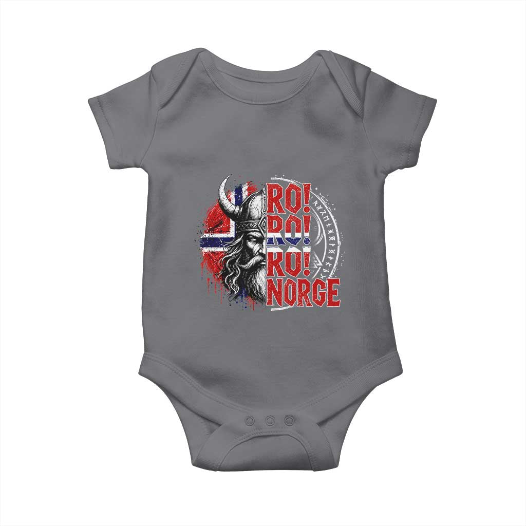 Ro Ro Norge Norway Flag Baby Onesie Cool Norwegian Viking