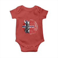 Ro Ro Norge Norway Flag Baby Onesie Cool Norwegian Viking