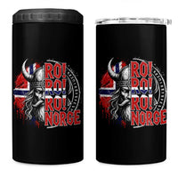 Ro Ro Norge Norway Flag 4 in 1 Can Cooler Tumbler Cool Norwegian Viking