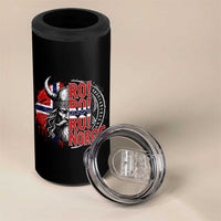 Ro Ro Norge Norway Flag 4 in 1 Can Cooler Tumbler Cool Norwegian Viking