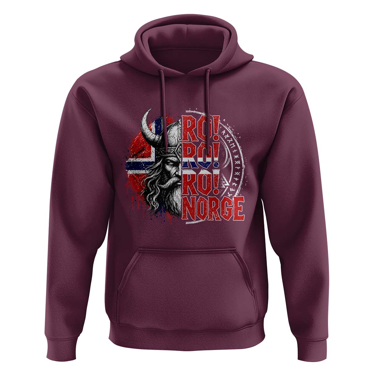 Ro Ro Norge Norway Flag Hoodie Cool Norwegian Viking