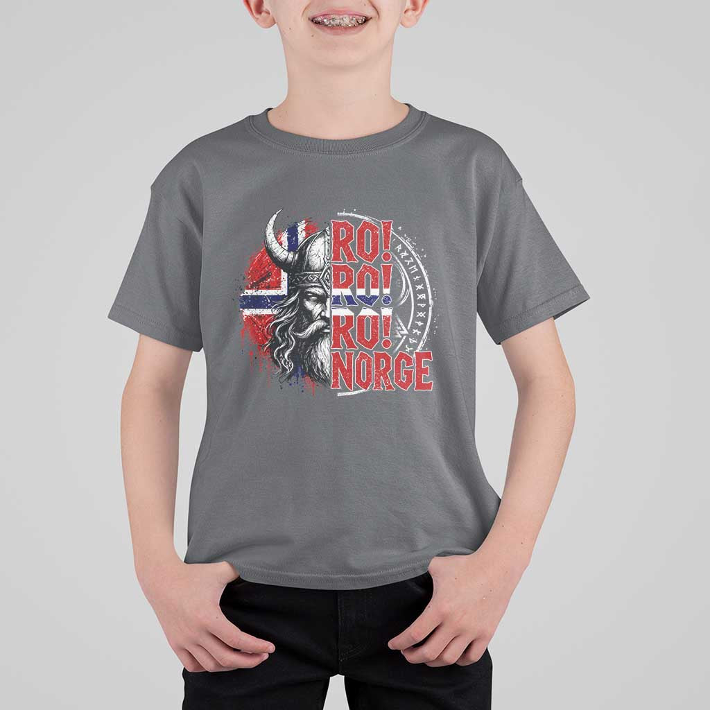 Ro Ro Norge Norway Flag T Shirt For Kid Cool Norwegian Viking