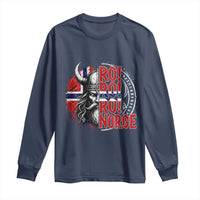 Ro Ro Norge Norway Flag Long Sleeve Shirt Cool Norwegian Viking
