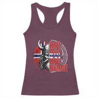 Ro Ro Norge Norway Flag Racerback Tank Top Cool Norwegian Viking