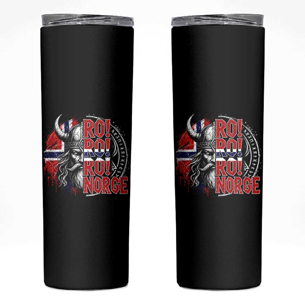 Ro Ro Norge Norway Flag Skinny Tumbler Cool Norwegian Viking