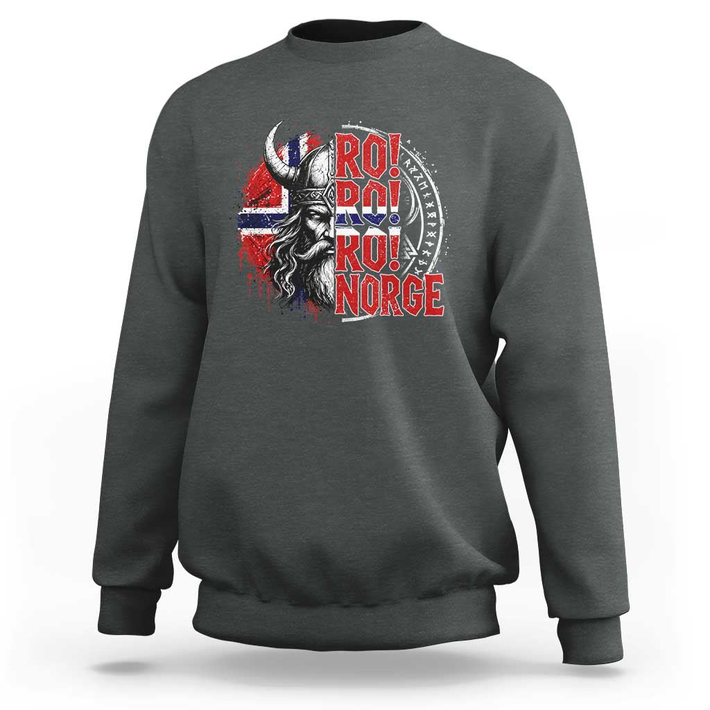 Ro Ro Norge Norway Flag Sweatshirt Cool Norwegian Viking