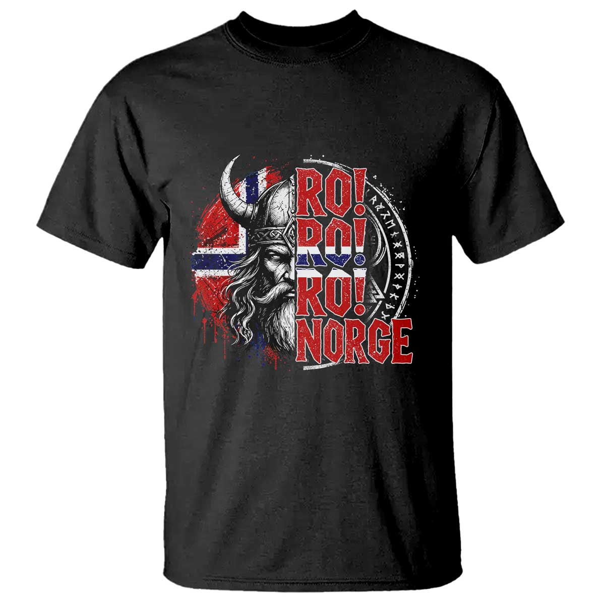 Ro Ro Norge Norway Flag T Shirt Cool Norwegian Viking